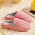 Cozy Women's Plush Anti-Slip Home Slippers with Thick Bottom