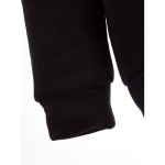 2pcs Men's Smile Face Color Block Print Hoodie and Sweatpants Set - Casual Long Sleeve Pullover for Spring and Fall