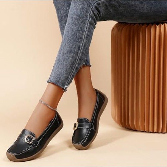 Loafers for Women Business Casual Slip On Flat Shoes Comfortable Lightweight Penny Loafers Work Flats Comfort Walking Shoes