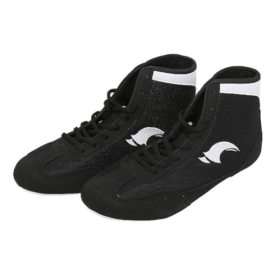 Kids Wrestling Shoes Boys Girls Boxing Shoes High Top Wrestling Training Shoes Boots Competition Fitness Sneakers