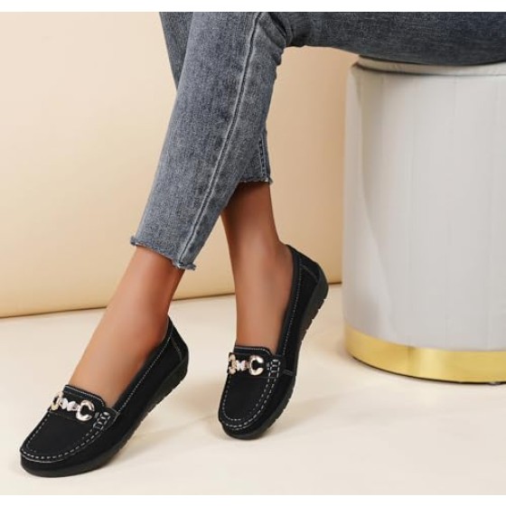 Loafers for Women Business Casual Shoes Comfortable Lightweight Penny Loafers Slip On Work Shoes Comfort Walking Flats