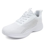 Womens Lace-up Walking Shoes Comfortable Non Slip Running Sneakers Breathable Athletic Workout Shoes Sneakers