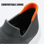 Womens Walking Shoes Mesh Casual Fashion Slip On Lightweight Breathable Sock Shoes Non-Slip Workout Hiking Sneakers