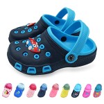 Toddler Little Kids Clogs Slippers Sandals, Non-Slip Girls Boys Clogs Slide Lightweight Garden Shoes Slip-on Beach Pool Shower Slippers