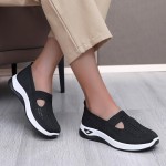 Generic Women's Walking Shoes: Breathable, Comfortable, Non-Slip, Lightweight, Arch Support, Perfect for Indoor/Outdoor, Spring/Summer/Fall, White, US Women's Sizes