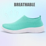Womens Walking Shoes Mesh Casual Fashion Slip-on Lightweight Breathable Sock Shoes Non-Slip Hiking Shoes
